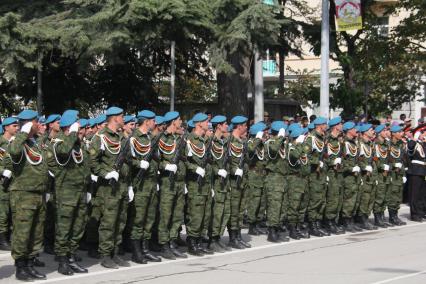 Цхинвал. Празднование Дня независимости Южной Осетии.