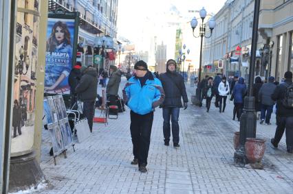 Виды Москвы. Улица Старый Арбат.