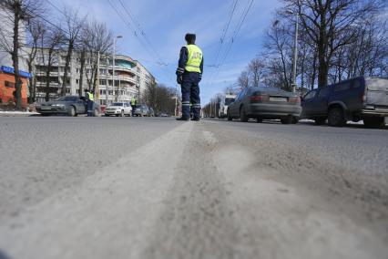 Сотрудники гибдд Калининграда проводят акцию трезвый водитель.