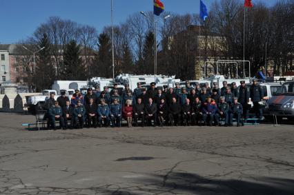 Рабочая поездка главы МЧС России Владимира Пучкова в Калининград. Заседание выездной коллегии МЧС России. На снимке: коллективное фото.