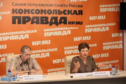 ИД `Комсомольская правда`. Руководитель Департамента семейной и молодежной политики Москвы Юлия Гримальская