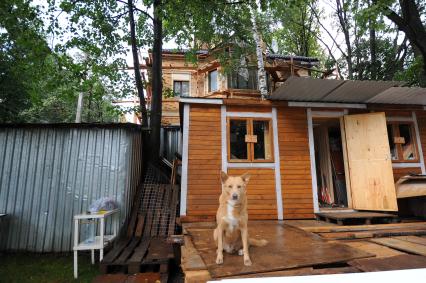 Солнечногорский район. Незаконно построенный жилой дом.