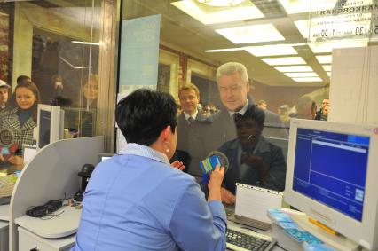 Сергей Собянин проверил новую систему продажи билетов в метро. На снимке: мэр Москвы Сергей Собянин.