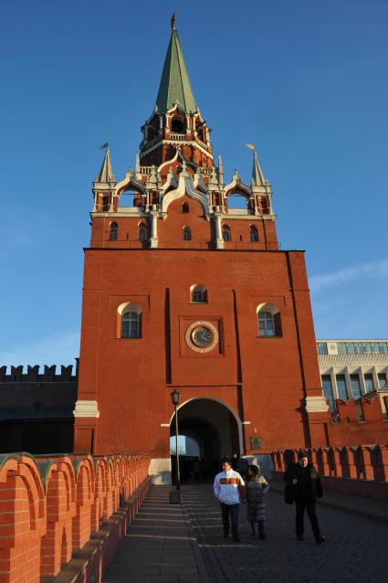 Московский Кремль. На снимке: Троицкая башня