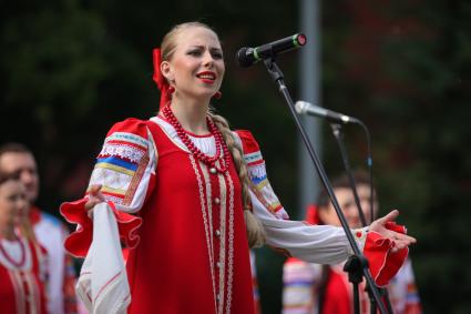 День русского языка в саду Эрмитаж.