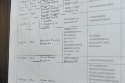 В Тверском суде прошли предварительные слушания по иску танцора Николая Цискаридзе к руководству Большого театра. Цискаридзе требует отменить дисциплинарные взыскания в виде выговоров, наложенные на него руководством театра.