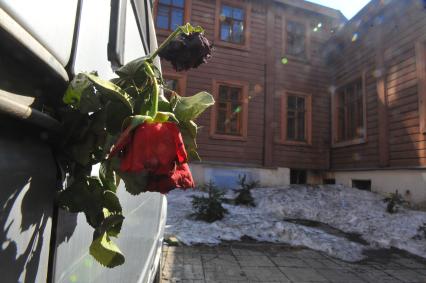 Староконюшенный пер. д.36. На снимке: внутренний двор дома Пороховщикова