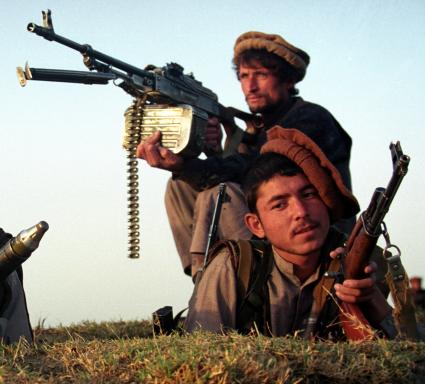 Афганистан. Кундуз. Гражданская война с 2001 года - война НАТО. Моджахеды.