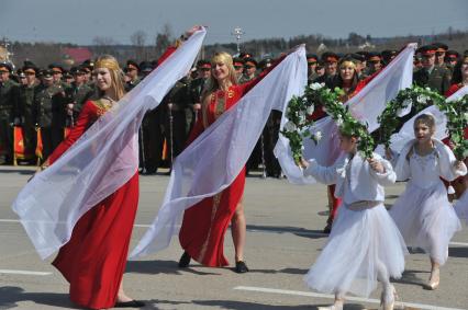 Полигон Алабино. Репетиция парада Победы. На снимке: концерт.