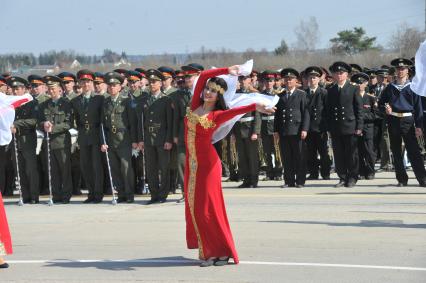 Полигон Алабино. Репетиция парада Победы. На снимке: концерт.