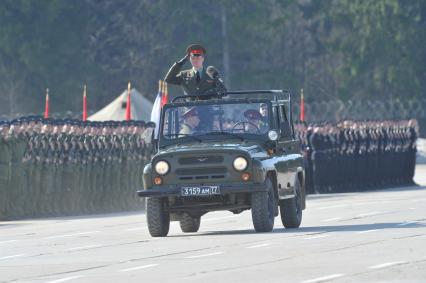 Полигон Алабино. Репетиция парада Победы.