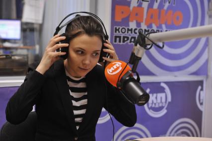Радиостанция `Комсомольская правда`. Автор и актриса команды КВН Сега Мега Драйв 16 Бит Галина Тенишева