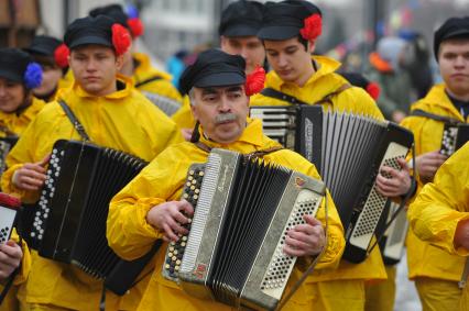 Парк Горького. Празднование Широкой Масленицы.