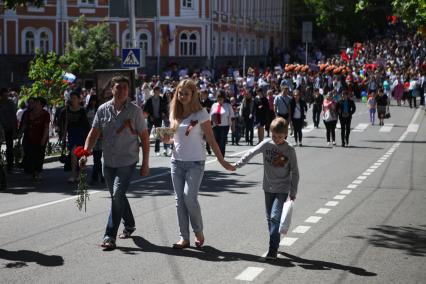 Ставрополь. Центр города. Парад на День Победы.