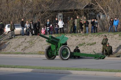 Репетиция салюта в Новосибирске.