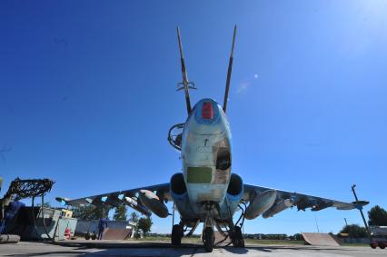 Авиабаза `Энгельс`. На снимке: военный самолет