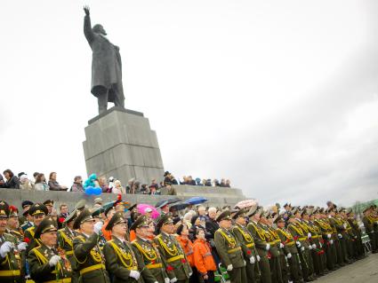 Празднование Дня Победы в Екатеринбурге. На снимке: ветераны.