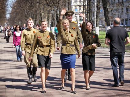 Празднование Дня Победы в Ярославле.