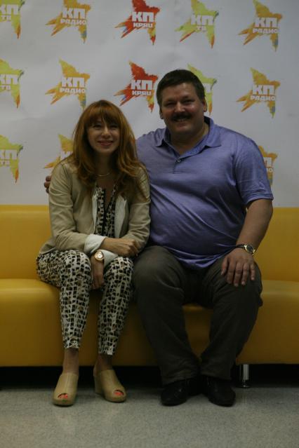 ИД `Комсомольская правда`. Певица Алена Апина и актер Юрий Кузнецов-Таежный