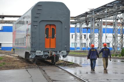 ОАО `Тверской вагоностроительный завод`. На снимке: готовая продукция.