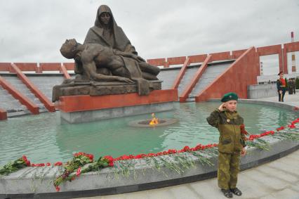 День памяти и скорби. Церемония открытия Федерального военного мемориального кладбища (ФВМК) в Мытищинском районе МО.