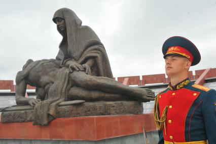 День памяти и скорби. Церемония открытия Федерального военного мемориального кладбища (ФВМК) в Мытищинском районе МО.