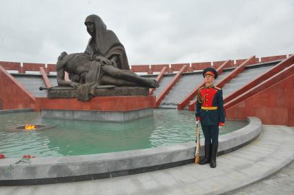 День памяти и скорби. Церемония открытия Федерального военного мемориального кладбища (ФВМК) в Мытищинском районе МО.