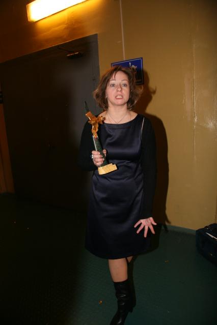 Диск64. Национальная премия в области кинематографии ЗОЛОТОЙ ОРЕЛ 2008 год. На снимке: актриса Добровольская Евгения