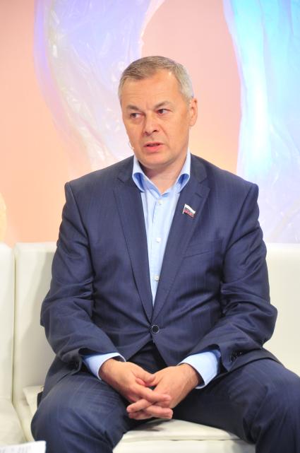 Телевидение `Комсомольская правда`. На снимке: заместитель председателя комитета ГД по делам общественных объединений и религиозных организаций Александр Тарнавский.