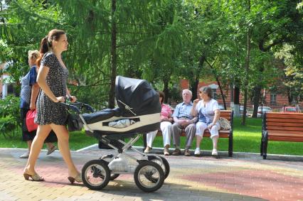 Народный парк в районе Зюзино на Юго-Западе Москвы.