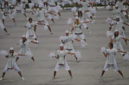 СК \"Лужники\".  Церемония открытия чемпионата мира по легкой атлетике 2013.