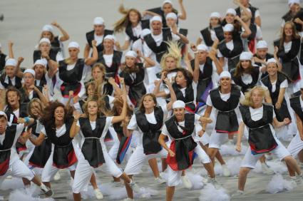 СК \"Лужники\".  Церемония открытия чемпионата мира по легкой атлетике 2013.