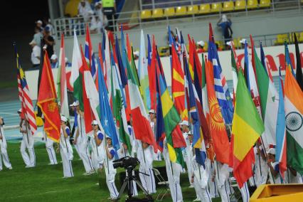 СК \"Лужники\".  Церемония открытия чемпионата мира по легкой атлетике 2013.