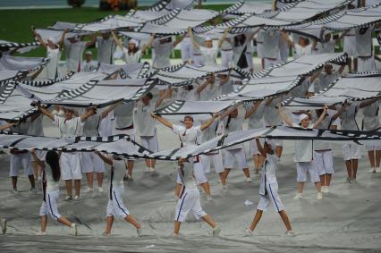 СК \"Лужники\".  Церемония открытия чемпионата мира по легкой атлетике 2013.