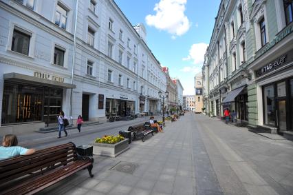 Виды Москвы. Столешников переулок.