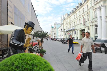 Виды Москвы. Никольская улица.