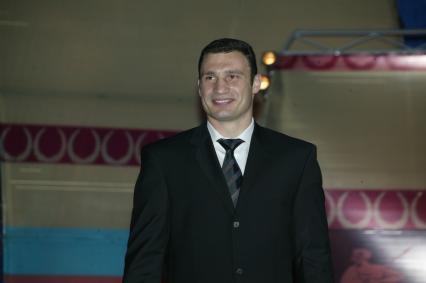 Боксер Виталий Кличко.