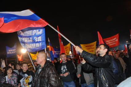 Выборы мэра Москвы 2013. Митинг в поддержку кандидата в мэры Москвы Сергея Собянина на Болотной площади.