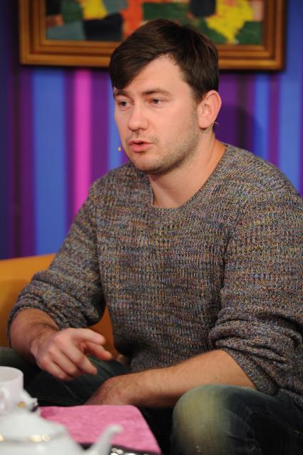 Телевидение `Комсомольская правда`. На снимке: писатель Дмитрий Глуховский.
