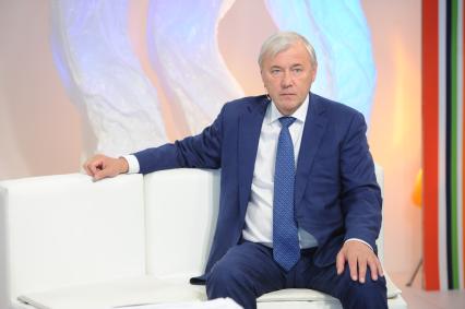 Телевидение `Комсомольская правда`. На снимке: депутат Государственной думы РФ, президент ассоциации региональных банков РФ Анатолий Аксаков.