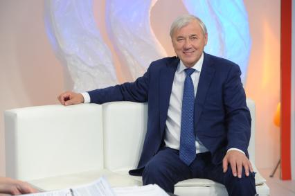 Телевидение `Комсомольская правда`. На снимке: депутат Государственной думы РФ, президент ассоциации региональных банков РФ Анатолий Аксаков.