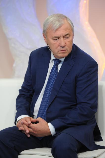 Телевидение `Комсомольская правда`. На снимке: депутат Государственной думы РФ, президент ассоциации региональных банков РФ Анатолий Аксаков.
