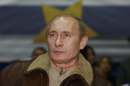 Кубок Европы по дзюдо в Лужниках. На снимке: президент РФ Владимир Путин.