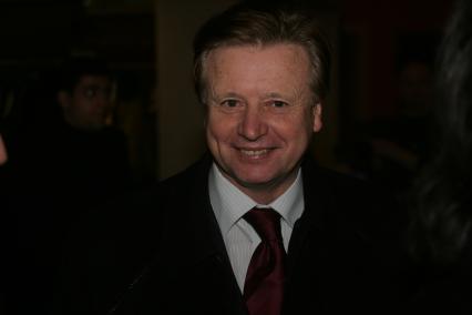 Абсолютный чемпионат Европы по дзюдо на призы президента РФ в театре Российской армии. На снимке: президент Олимпийского комитета России Леонид Тягачев.