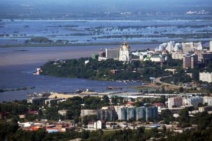 Наводнение в Приамурье. Хабаровск.