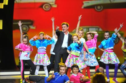 Crocus City Hall. Первая Детская Музыкальная Премия `Kinder МУЗ Awards`. На снимке: певец Влад Топалов