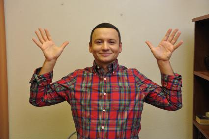 Актер Александр Олешко.