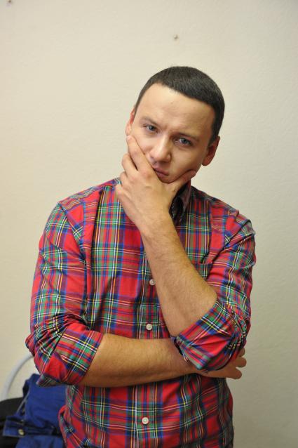 Актер Александр Олешко.