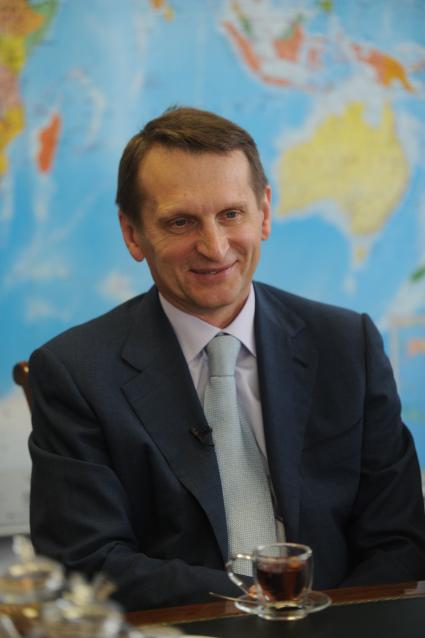 ИД `Комсомольская правда`.  Председатель Государственной Думы РФ Сергей Нарышкин