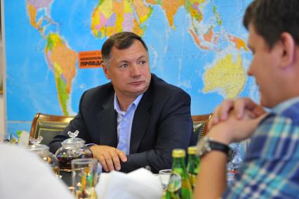 ИД `Комсомольская правда`.  Заместитель мэра Москвы в Правительстве Москвы по вопросам градостроительной политики и строительства  Марат Хуснуллин.